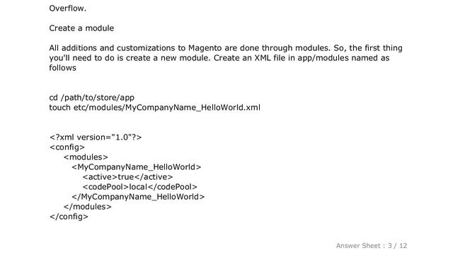 PHP : How do I create a simple 'Hello World' module in Magento? смотреть онлайн