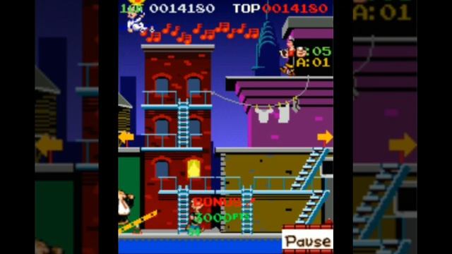 POPEYE JAVA GAME WALKTHOUGH GAME PLAY смотреть онлайн