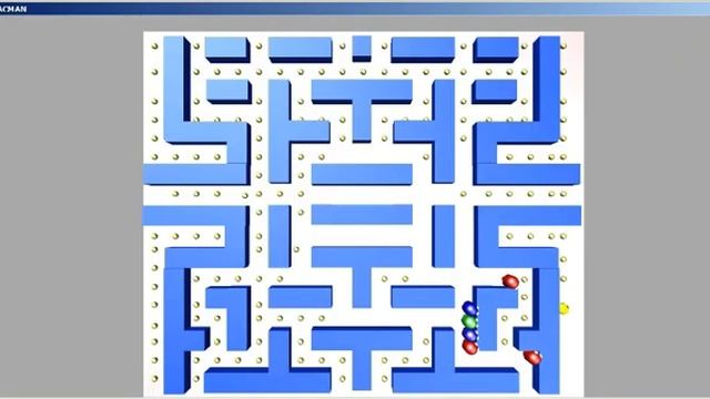 PacMan в 3D Сделано в BLENDER 3D смотреть онлайн