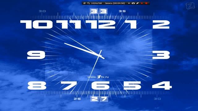 Часы ОРТ/Первого канала (01.10.2000-н.в.) Вечерняя версия смотреть онлайн