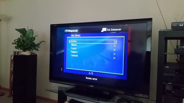 Access Error with Rhapsody on the Yamaha RX-V3900 смотреть онлайн