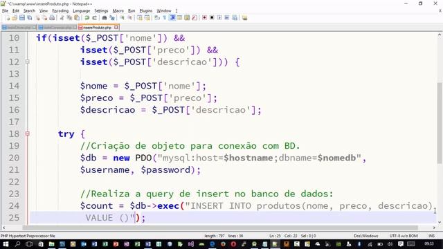 3 - Criação de código para Inserção e resposta JSON смотреть онлайн
