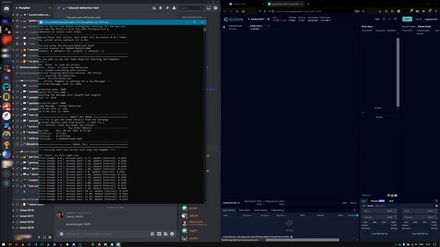 PumpBot - Automatically Coin Detection/Coin Catcher Pump and Dump Bot - Telegram and Discord Scrape смотреть онлайн