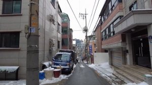 Нетуристический Сеул зимой. Прогулка по трущобам.