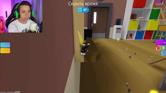 ПРЯТКИ В РОБЛОКС ! СПРЯТАЛСЯ В ШКАФУ В ROBLOX | Hide and Seek смотреть онлайн