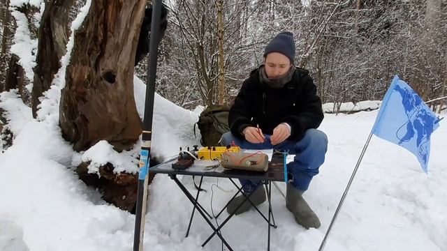 СНЕГОВИК 2023. Дни активности клуба 72. [The Snowman QRP activity. PFR-3 + Inverted-V Dipole] смотреть онлайн