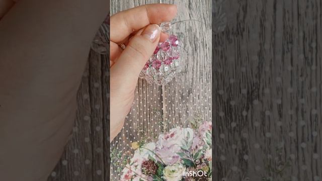 Ваза из бусин. Мастер класс ч.1. смотреть онлайн