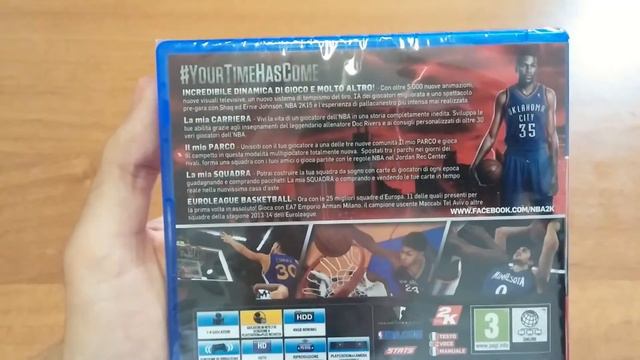 Unboxing NBA 2K15 Ps4 [ITA] смотреть онлайн