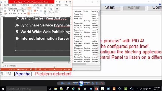 XAMPP - Port 80 in use by “Unable to open process” with PID 4! 12 Apatche (Arabic ) смотреть онлайн