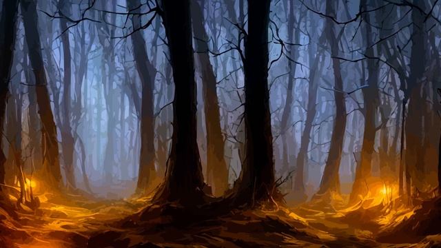 Spooky Autumn Music - Autumn Forest of Nightmares ★874 | Dark, Creepy смотреть онлайн