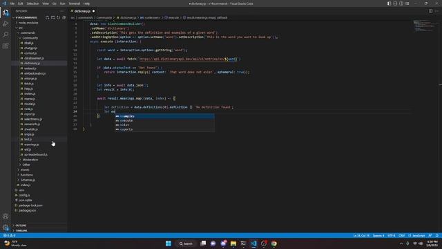[NEW] - How to make a DICTIONARY COMMAND for your discord bot! || Discord.js V14 смотреть онлайн