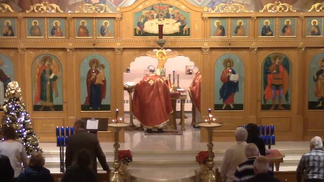 Divine Liturgy - 12/18/2022 - St. Elias Orthodox Church, New Castle, PA смотреть онлайн