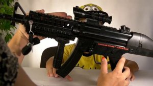 Детский автомат. Игрушки для мальчиков: детское оружие.