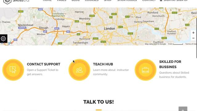 Skilled Education Courses WordPress Theme for your business смотреть онлайн