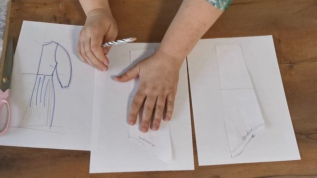 Моделируем объемный рукав по фото смотреть онлайн