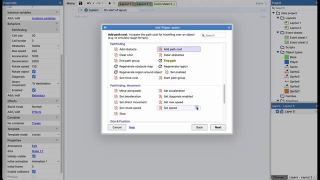 Поведения. Pathfinding (Поиск Пути) | Урок №38 | Курс по Construct 3 | Разработка игр смотреть онлайн