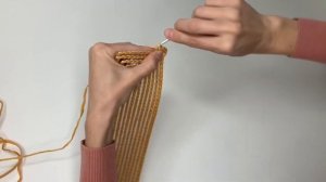 Как связать сумку из Рафии?