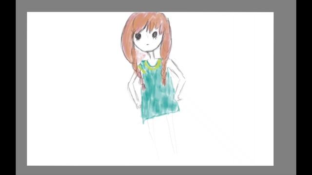 Девочка Аниме. Как рисовать.Anime girl. How to draw. смотреть онлайн