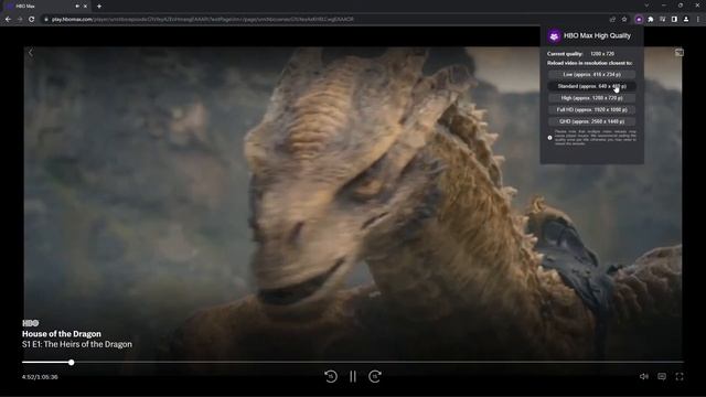 How to change video quality on HBO Max | HBOMax HQ Chrome Extension смотреть онлайн