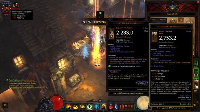 The Vault! Achievements Part IV - Farming for Gem upgrade - Diablo III Gameplay (no commentary) смотреть онлайн