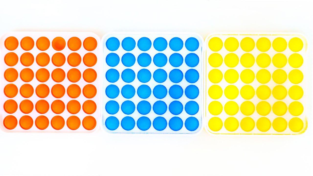 ЛОПАЕМ Разноцветные ПУПЫРКИ POP IT и Учим Цвета Развивающие Видео POP IT Антистресс смотреть онлайн