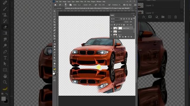 Car Reflection - Photoshop Tutorial смотреть онлайн