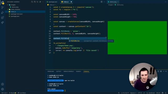 Frontend Tutorials: How to generate images with text using NodeJs смотреть онлайн