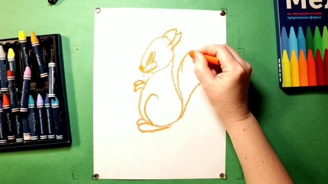 Урок по рисованию для детей "БЕЛОЧКА"^Как нарисовать БЕЛОЧКУ смотреть онлайн