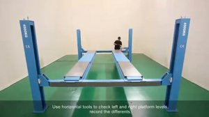 Инструкция по установке четырехстоечного подъемника Sillan