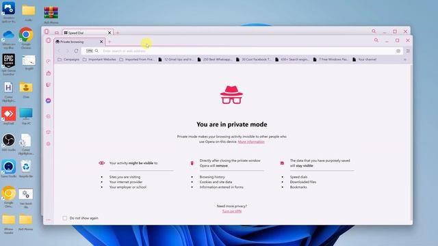 How To Browse In Incognito Mode On Opera GX Browser | Private Browsing смотреть онлайн