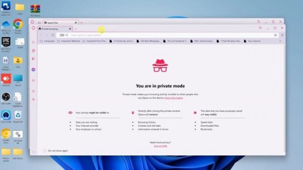 How To Browse In Incognito Mode On Opera GX Browser | Private Browsing