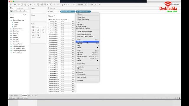 How to find difference between two dates | Tableau scenarios смотреть онлайн