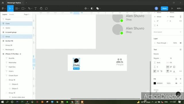 UX/UI design of "Messenger" | UI | User interface. смотреть онлайн