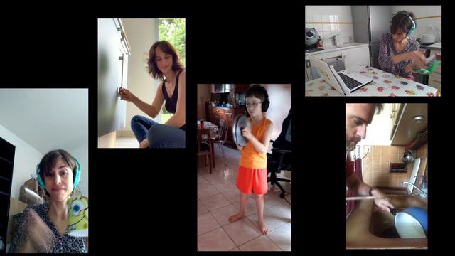 Sarah, Alexis, Noëlia et Eric - Percussions ménagères - Comme à la maison смотреть онлайн