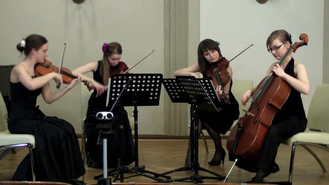 Fleur de Lys Quartet - W.A. Mozart, Eine Kleine Nachtmusik смотреть онлайн