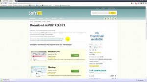 Загрузка и установка PDF-принтера