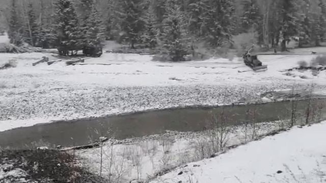 Верхний Уймон, работы на протоке смотреть онлайн