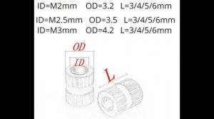 Резьбовые втулки(вставки) с внутренней резьбой | #Обзор