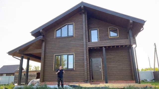 Строительство дома из клееного бруса под ключ ? часть I Советы строителя. смотреть онлайн