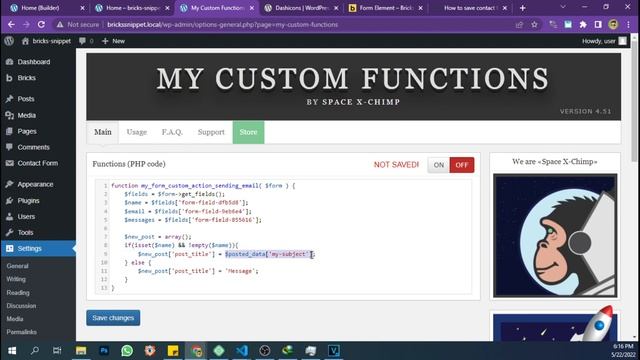 Bricks Builder for Wordpress: Save Form Element Data into CPT смотреть онлайн