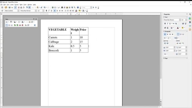 How to Increase or Decrease the Table in Open Office смотреть онлайн
