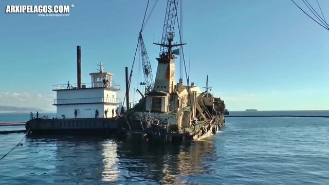 AGIA ZONI II: Impressive video from towage and salvage operations!! смотреть онлайн