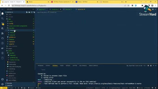 Responsive Landing Page using Next.js 13 & Tailwind CSS from scratch | Part-1 смотреть онлайн