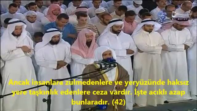 Mishary bin Rashid Al Afasy şura suresi 25 53 türkçe mealli смотреть онлайн