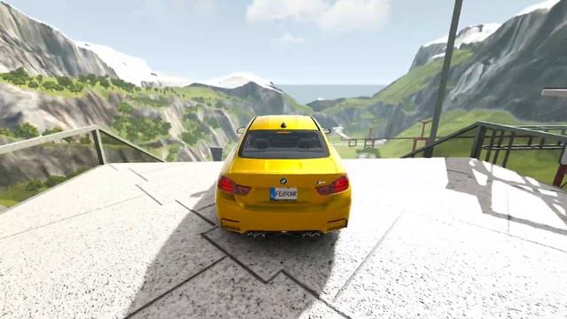 Cars vs Stairs – BeamNG.Drive Crashes | Bugatti Bolide vs Audi A3 vs BMW M4 смотреть онлайн