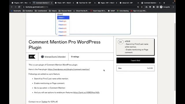 How "Comment Mention PRO" Works | WordPress Plugin | Bili Plugins смотреть онлайн
