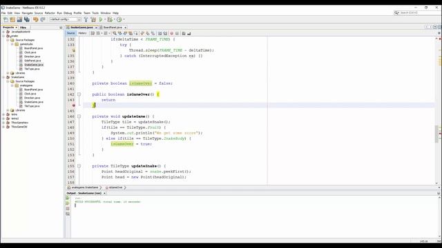 Java Snake game Tutorial - #9: Detect collision смотреть онлайн
