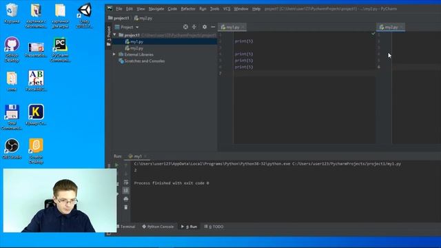 Уроки Python / Установка, настройка и использование PyCharm для начинающих смотреть онлайн