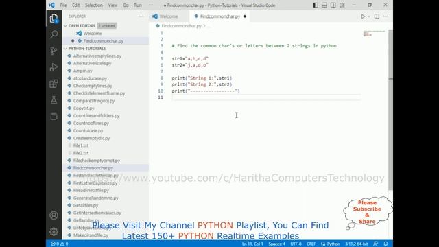 python common characters letters between two strings | Python interview смотреть онлайн