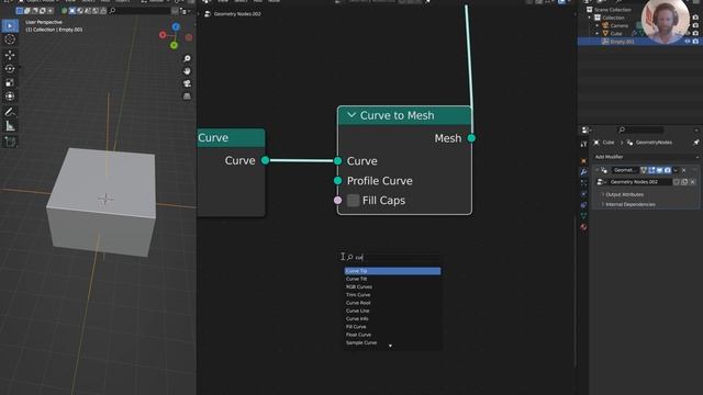 Blender Mesh Boolean Geo-Node Explained part 1 смотреть онлайн